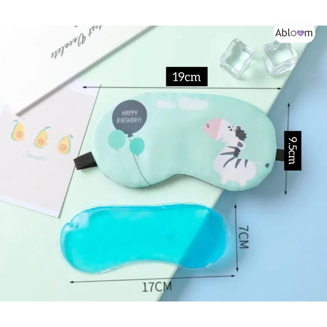 ผ้าปิดตา พร้อมเจล ABLOOM 0040033001018_สีเขียว_1